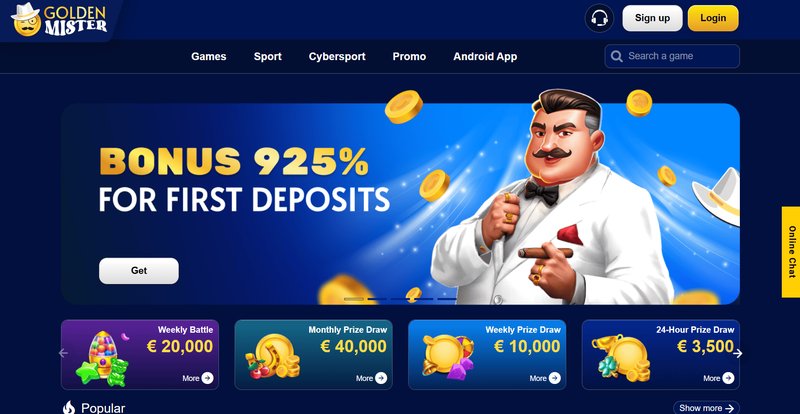 Overview of golden mister casino app Overview of golden mister casino app