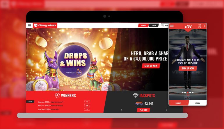 Vegashero Casino Review: Exclusive Rewards in the UK - overview